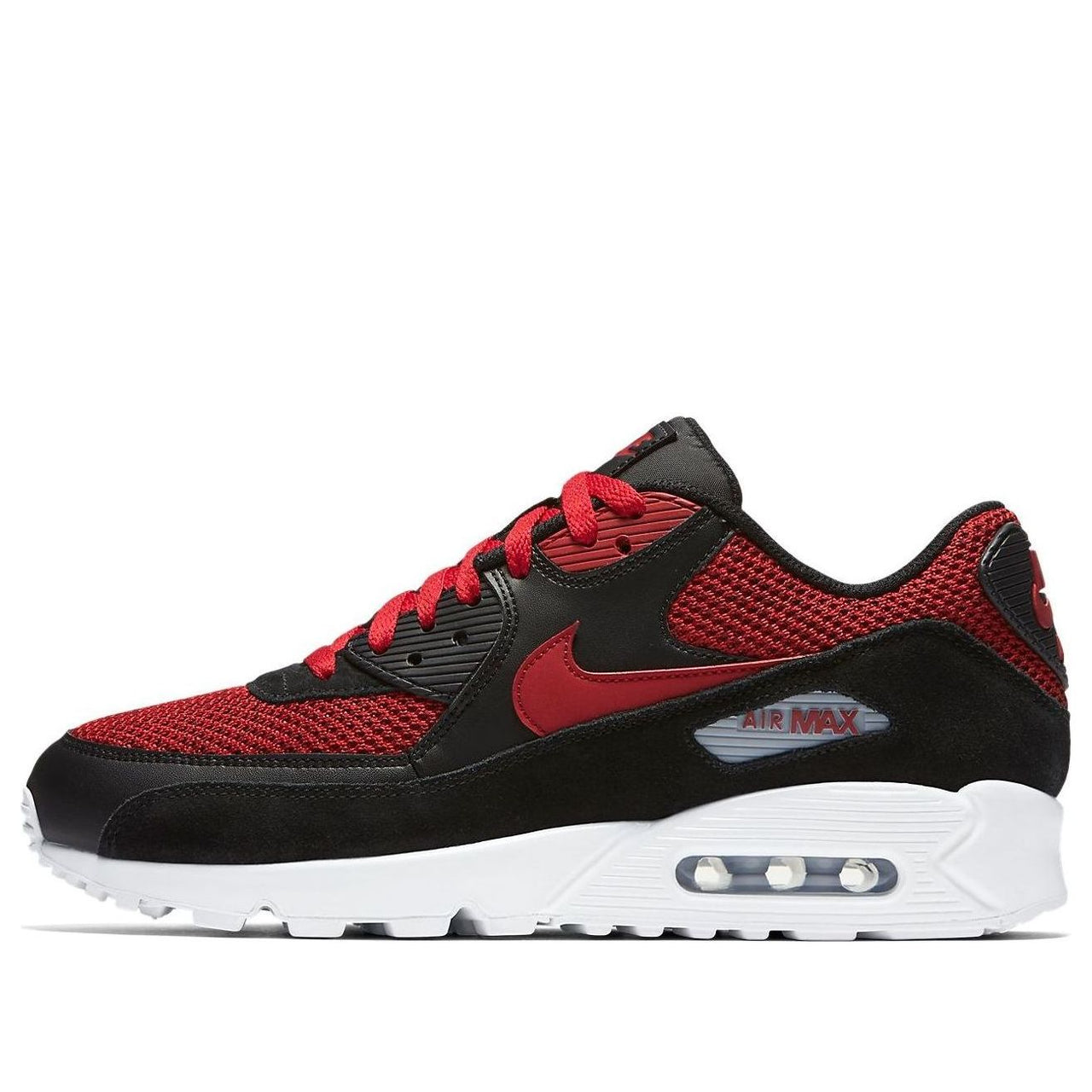 Nike Air Max 90 Essential 'Black Toygh Red Wolf Grey' 537384-076