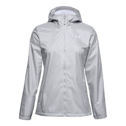 (WMNS) Under Armour ForefrontRain Sports Jacket Grey 1321443-015