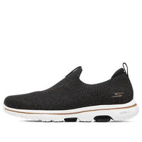 (WMNS) Skechers Go Walk 5 'Black' 124214-BKRG