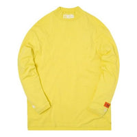 HERON PRESTON Unisex Printing Embroidery Swea Yellow HMAB007F196000161501