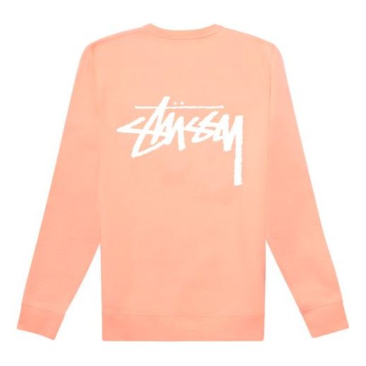 Men's Stussy Back Large logo Round Neck 1914181