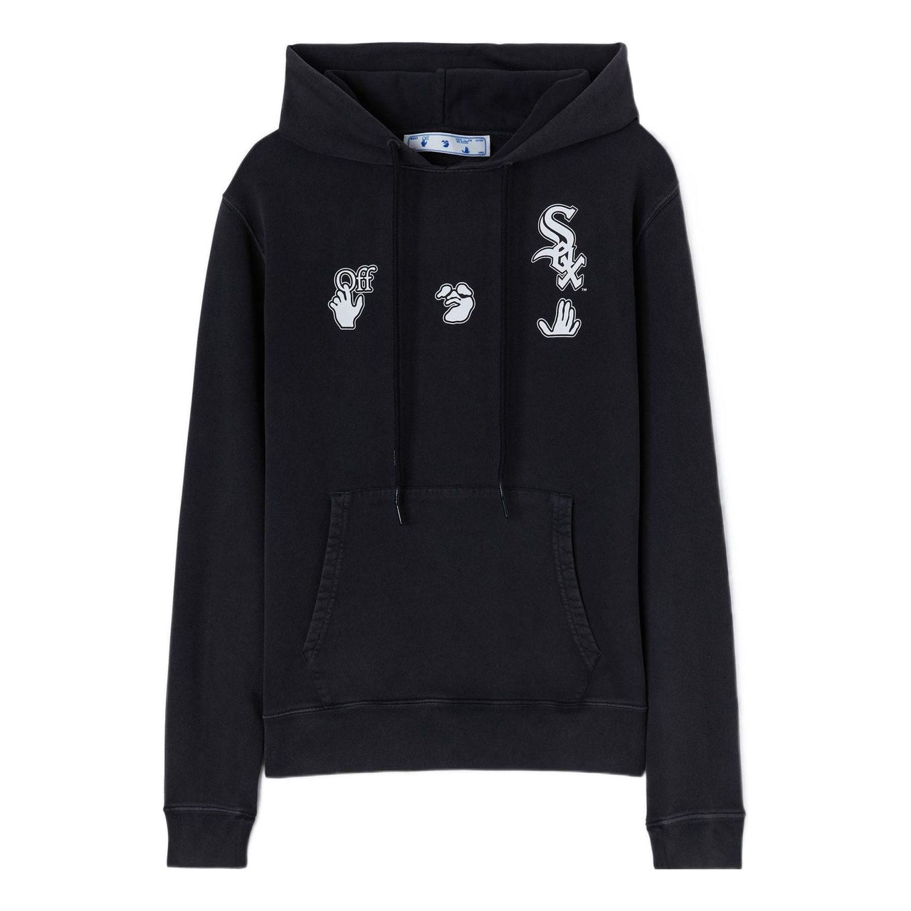 Off-White x MLB x New Era Tripartite Crossover Hoodie 'Dark Grey' OMBB034G21FLE0041001