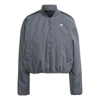 (WMNS) adidas Back Trefoil Oversized SST Jacket 'Grey' II5651
