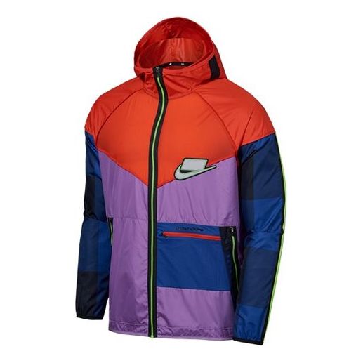 Nike AS Men's NK WILD Run WR JKT Jacket HABANERO Red BV5571-634