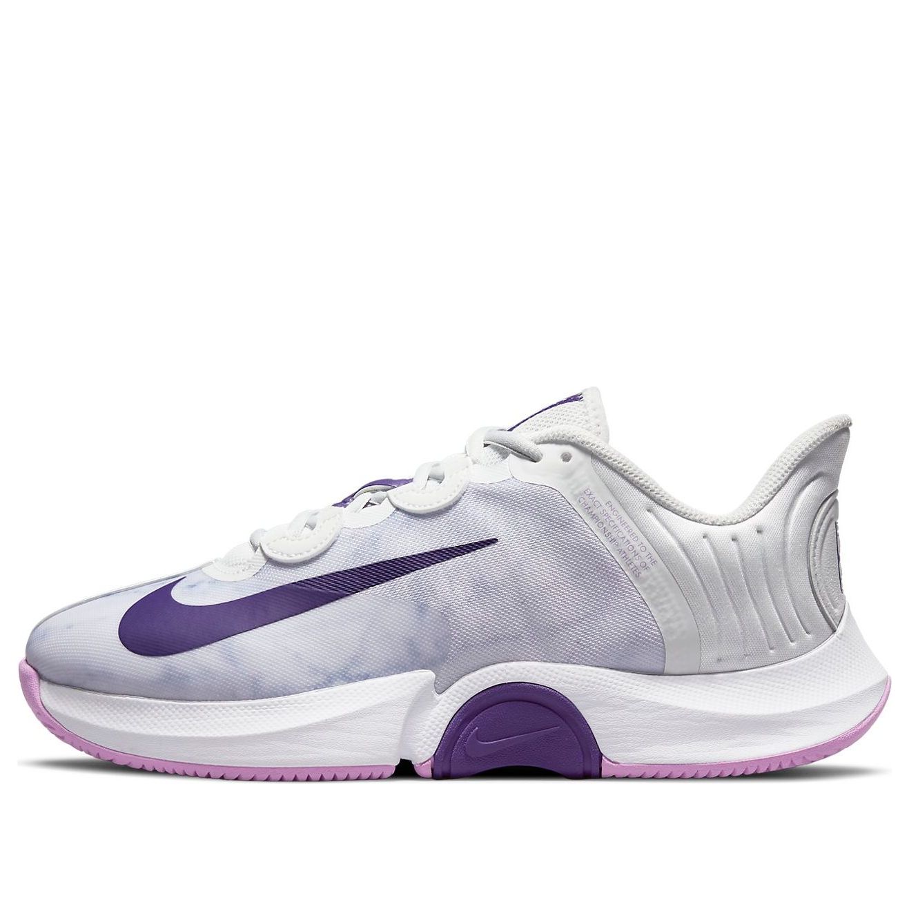 (WMNS) Nike Court Air Zoom GP Turbo 'White Purple' CK7580-024