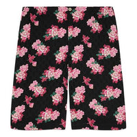 Gucci Peony Print Silk Shorts For Men Suit 624399-ZAEP6-1187