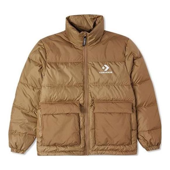 Converse Star Chevron Down Jacket Asia Sizing 'Brown' 10023755-A02