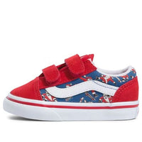 Vans Toddler Santa Shreds Old Skool Velcro 'Red Blue' VN000D3Y8BI