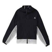 Nike ACG Cinder Cone Colorblock Splicing Zipper Hooded Jacket Black DB0979-045