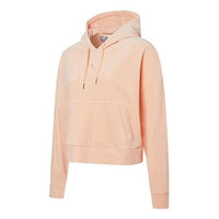 (WMNS) PUMA Her Velour Logo Embroidery Hoodie Orange 846417-27