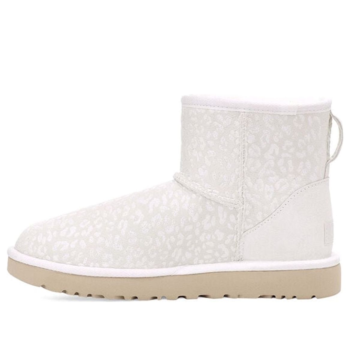 (WMNS) UGG Classic Mini Snow Leopard White 1113494-WHT