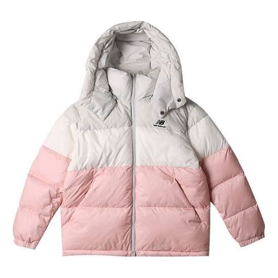 New Balance Winter Warm Puffer Jacket Asia Sizing 'White Pink' NPA43013-PKZ