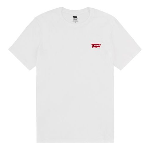 Men's Levis Round Neck Pure Cotton Short Sleeve 2 Gray White Two Color 79681-0001