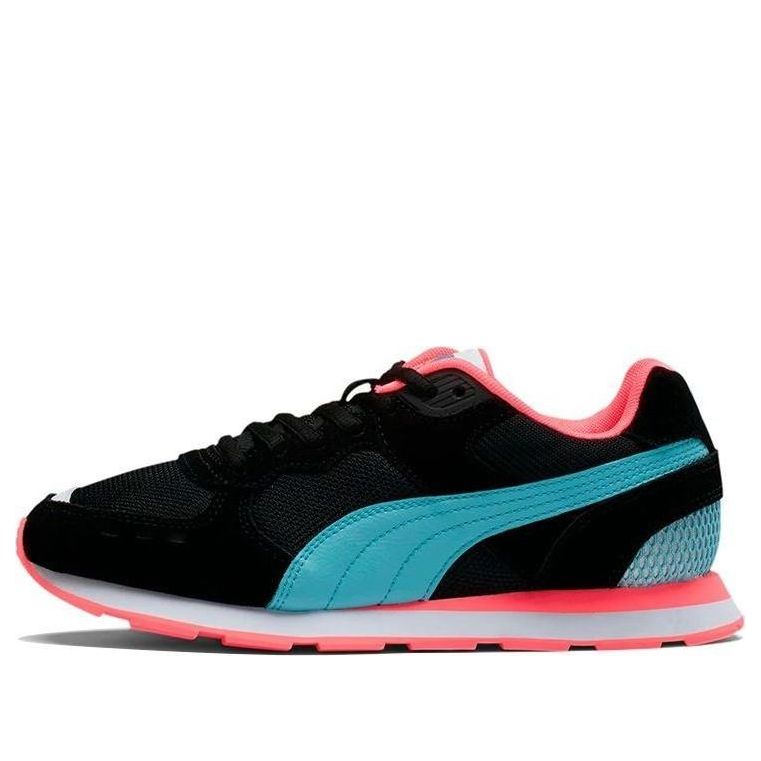 (WMNS) PUMA Vista Meatallic Sneakers Black/Blue/Pink 372250-01