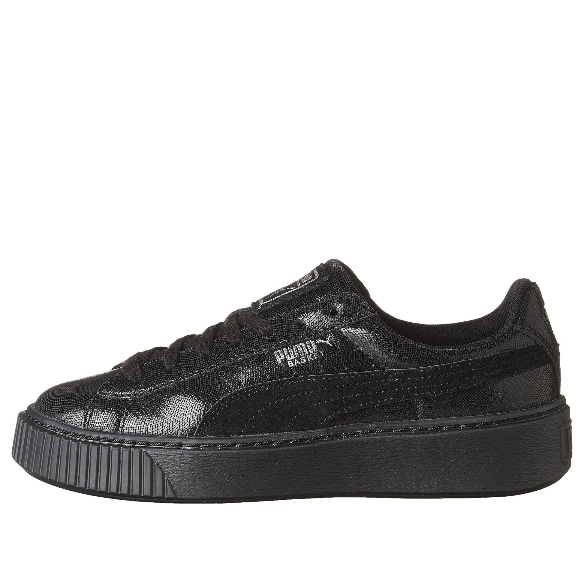 (WMNS) PUMA Basket Platform NS 'Black' 364587-01