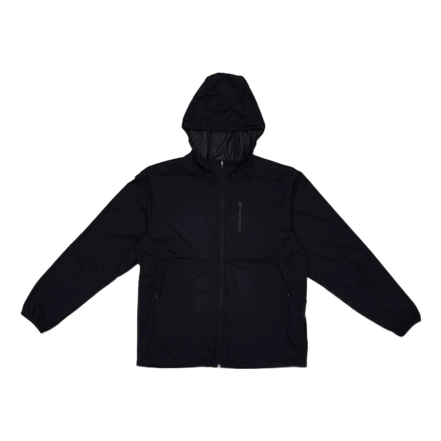New Balance MET24 Packable Light Jacket Asia Sizing 'Black' AMJ25004-BK