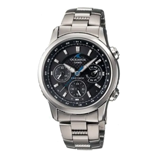 Men's CASIO Oceanus Series Solar power Metallic Black Analog Mens OCW-30SDY-1A