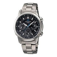 Men's CASIO Oceanus Series Solar power Metallic Black Analog Mens OCW-30SDY-1A