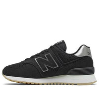 (WMNS) New Balance 574 'Black Dark Silver Metallic' WL574SCP