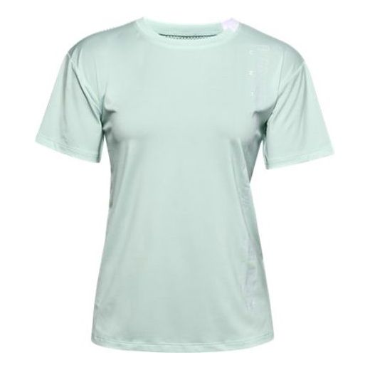 (WMNS) Under Armour Sport Graphic Training Sports Short Sleeve Blue 1356301-403