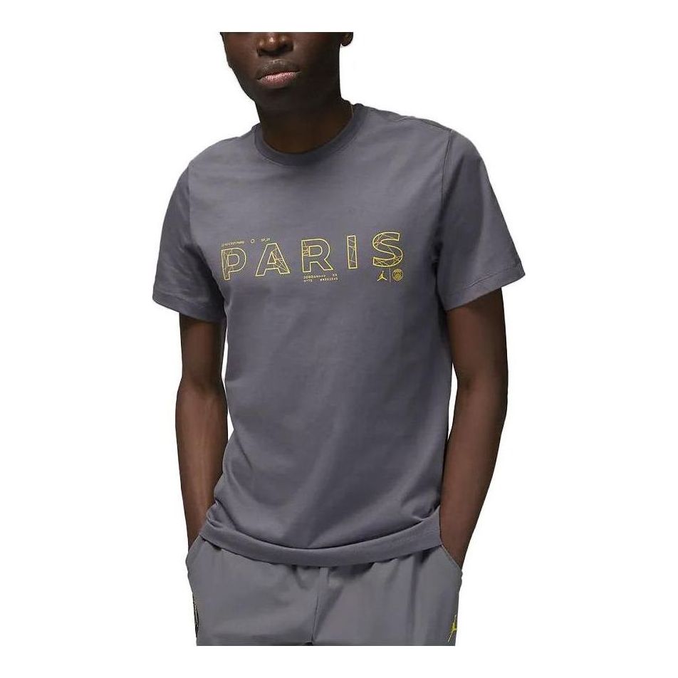 Air Jordan x PSG Graphic T-Shirt 'Grey' DV0634-014