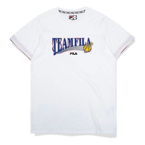FILA FUSION Basketball Series Short Sleeve White T11M022116F-WT