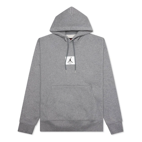 Air Jordan Flight Fleece Pullover Hoodie 'Carbon Heather' DQ7338-091