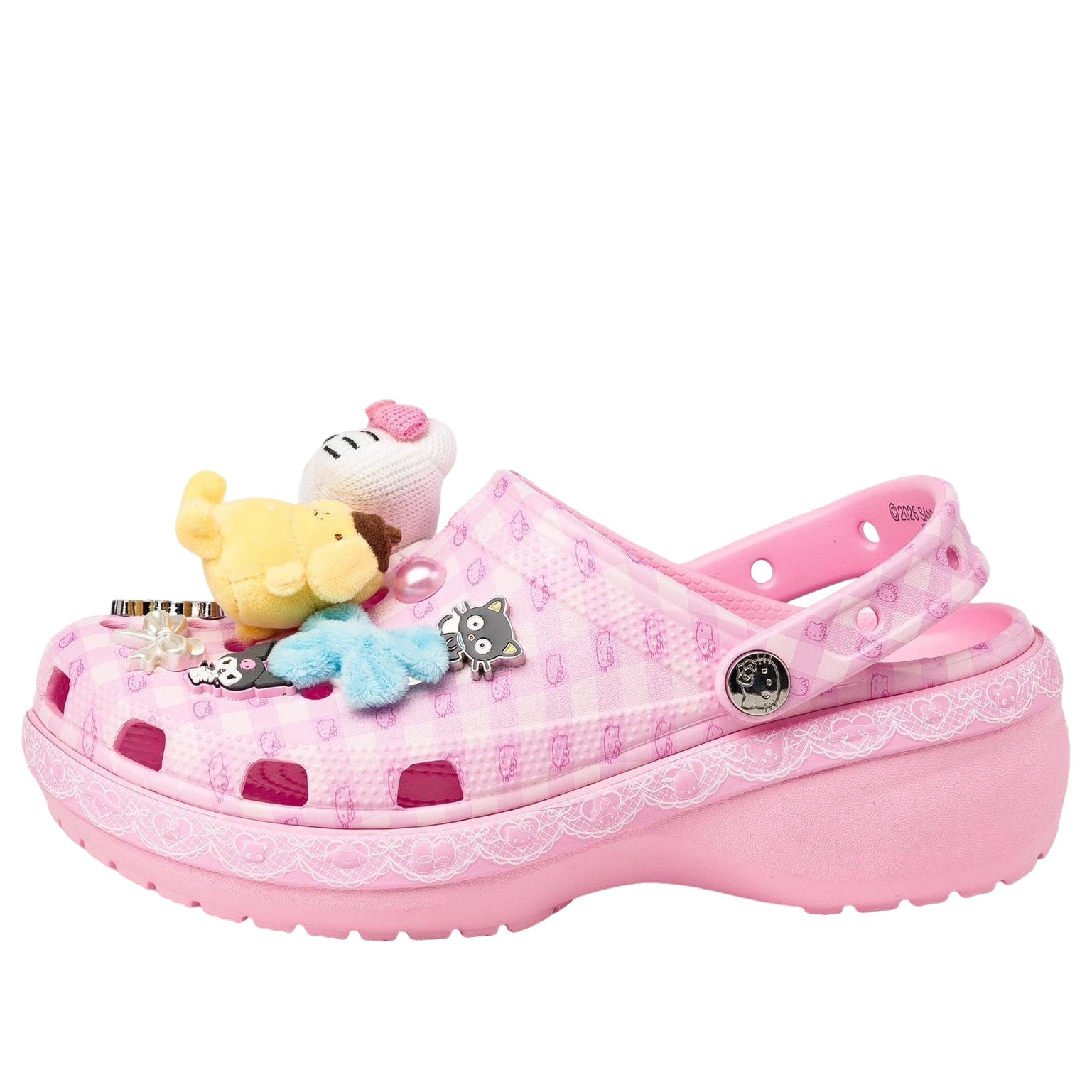 (WMNS) Crocs Classic Platform Clog Hello Kitty and Friends 'Multi' 212683-90H