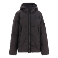 STONE ISLAND Junior Garment Dyed Crinkle Reps Jacket 'Black' 771640433-V0029