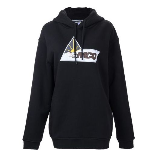 (WMNS) Alexander McQueen Cotton Hoodie Black 481637-RNJ68-1000