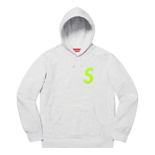 Supreme FW19 Week 2 S Logo Hooded Sweatshirt Unisex Gray SUP-FW19-258