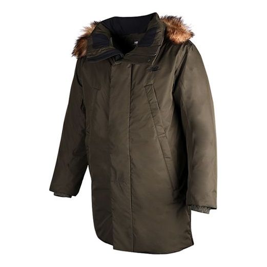 New Balance Casual Mid-Length Down Jacket Asia Sizing 'Military Green' NP848011-KH