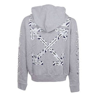 Off-White Alphabet Arrow Zipper light grey OMBE001S20E300030788