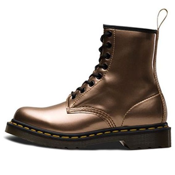 (WMNS) Dr. Martens Vegan 1460 Metallic Chrome 'Rose Gold' 24865716
