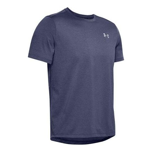 Men's Under Armour UA Swyft Running Sports Short Sleeve Blue 1347412-497