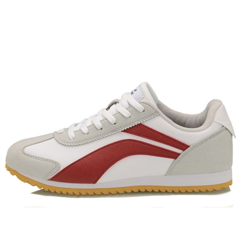 (WMNS) Li-Ning Classic Leisure Low 'White Grey Red' AGCQ004-1
