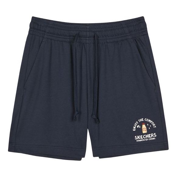 (WMNS) Skechers x Hankow Short 'Navy' L223W031-002Z