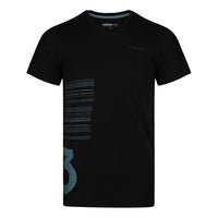 adidas neo M Fv Trvl T 1 Sports Printing Pattern Short Sleeve Round Neck Black DU2416