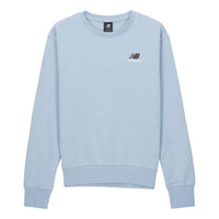 New Balance Unissentials French Terry Crewneck Sweatshirt Asia Sizing 'Light Arctic Grey' UT21501-LAY