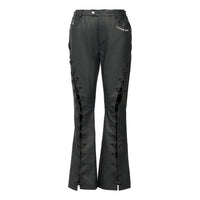 (WMNS) Air Jordan x Travis Scott Cactus Jack Leather Pants Asia Sizing 'Black' DX6171-070