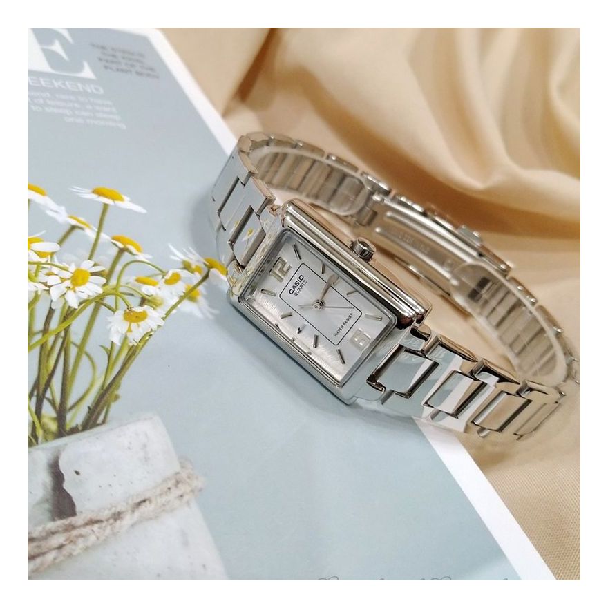 CASIO STANDARD Series Quartz Silver Analog LTP-1238D-7A