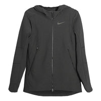 Nike fleece knitted hooded jacket 'Black' 819450-010