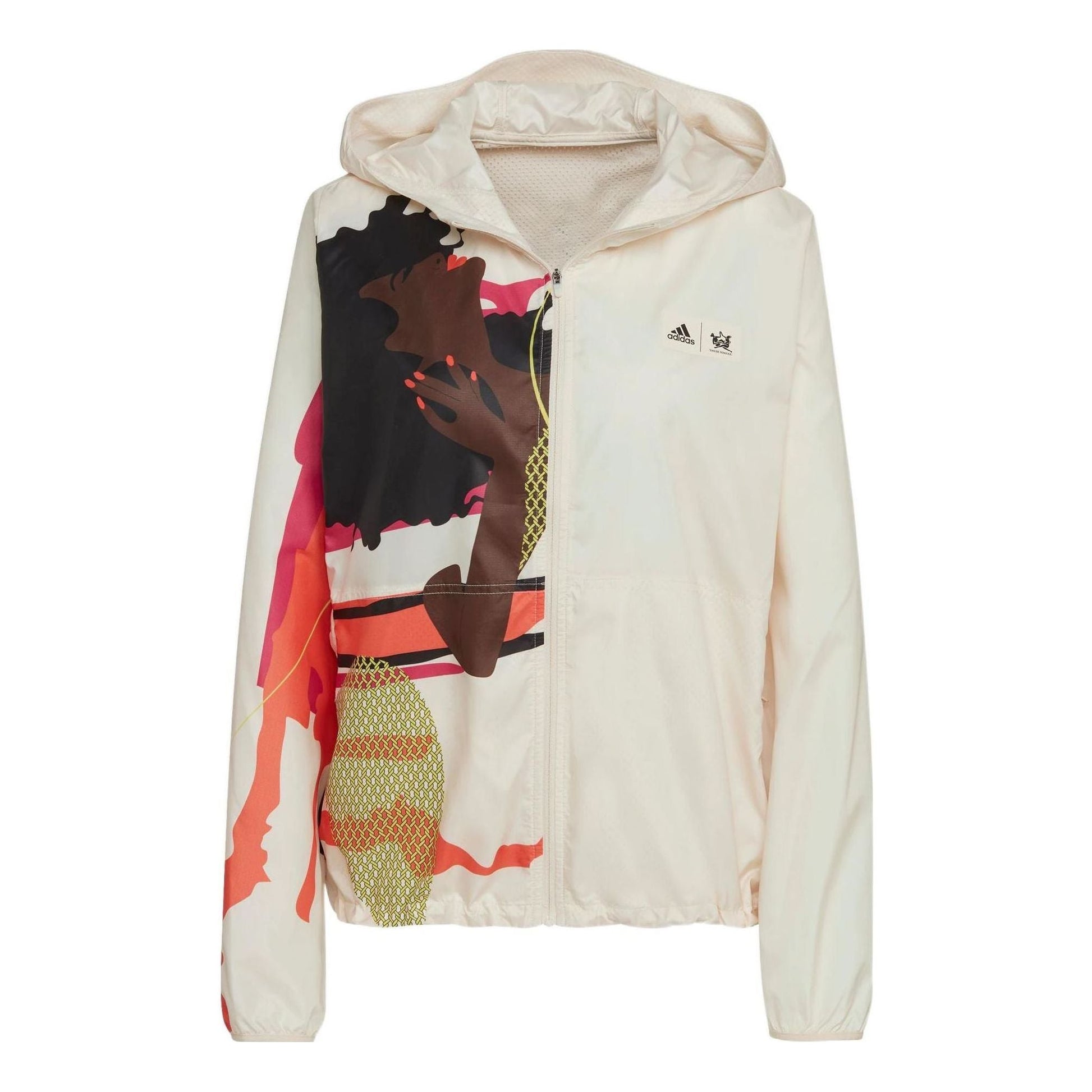 (WMNS) adidas Thebe Magugu Fast Running Jacket Asia Sizing 'Beige' HI5626