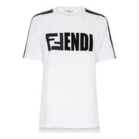 FENDI FFLogo White T-Shirt FS7088A5HQ-F0ZNM