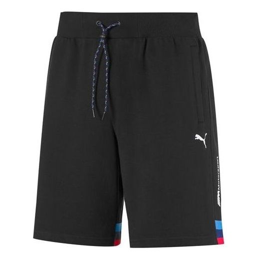 PUMA x BMW Motorsport Life Sweat Shorts 'Black White Red Blue' 596090-01