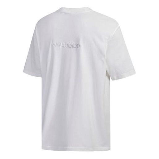 adidas originals Embroidered Logo Short Sleeve White GL6149