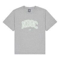 (WMNS) New Balance NBSC Cotton T-Shirt Asia Sizing 'Grey' AWT42313-GHM