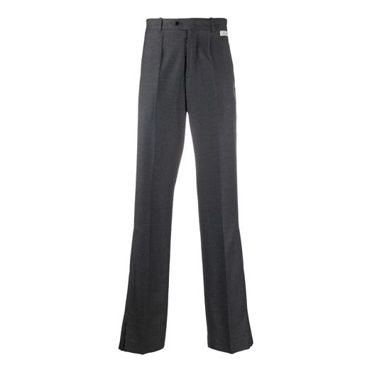 Men's Off-White FW21 Suit Casual Long Pants/Trousers Gray OMCA143F20FAB00208001