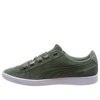 (WMNS) PUMA Suede Heart Vr Sneakers Green/White 365111-01