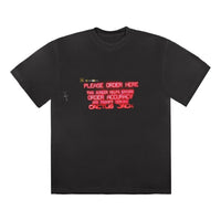 Travis Scott Cactus Jack x McDonald's Order Here Tee TS-XMOHTBK